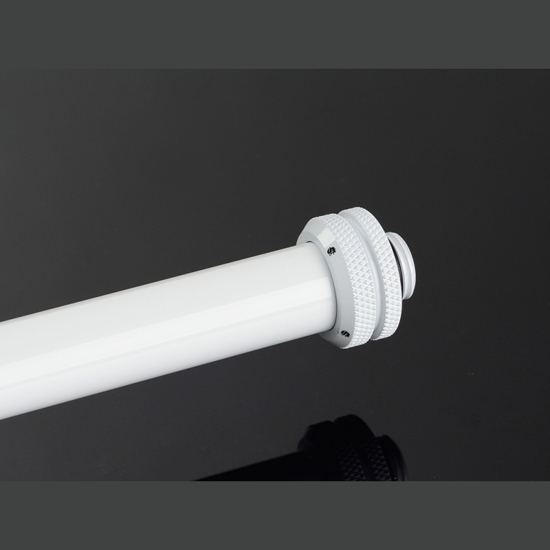 Bitspower No Chaflán Rigído Latón 16MM AD 300mm Blanco - Tubo