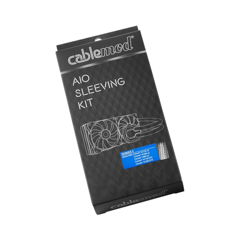 CableMod AIO Sleeving Kit Series 1 Corsair Hydro Gen 2 Blanco - Funda Tubo