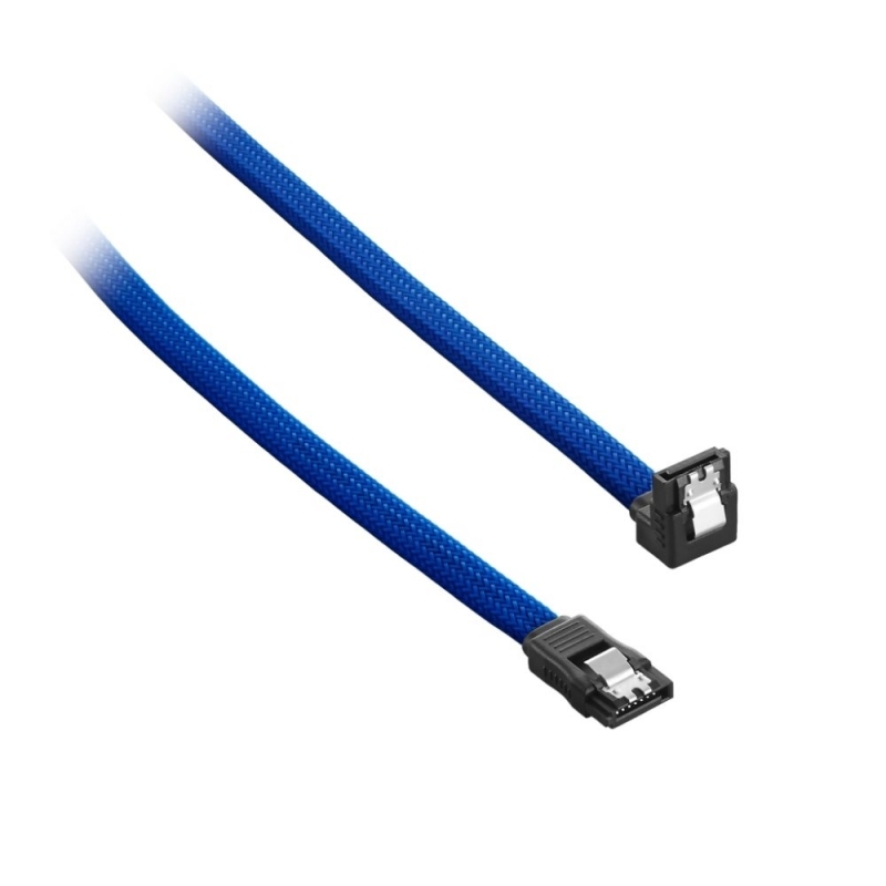 CableMod ModMesh Right Angle SATA 3 60cm Azul - Cable SATA