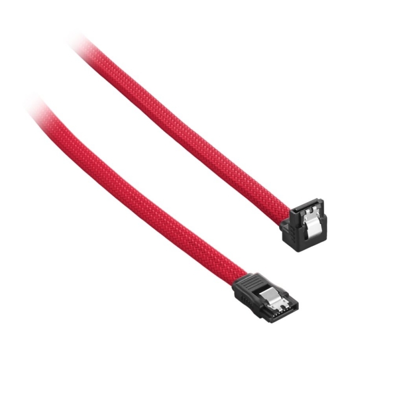 CableMod ModMesh Right Angle SATA 3 60cm Rojo - Cable SATA