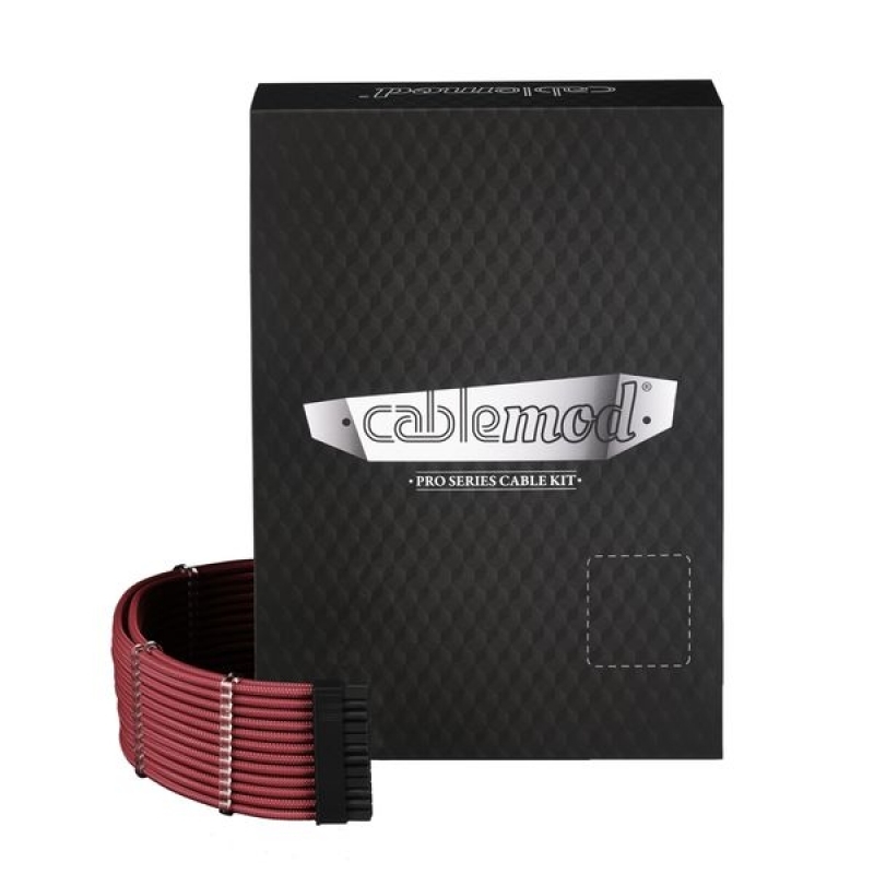 CableMod PRO ModMesh C-Series AXi/HXi/RM Rojo Rojo Sangre - Kit Cables