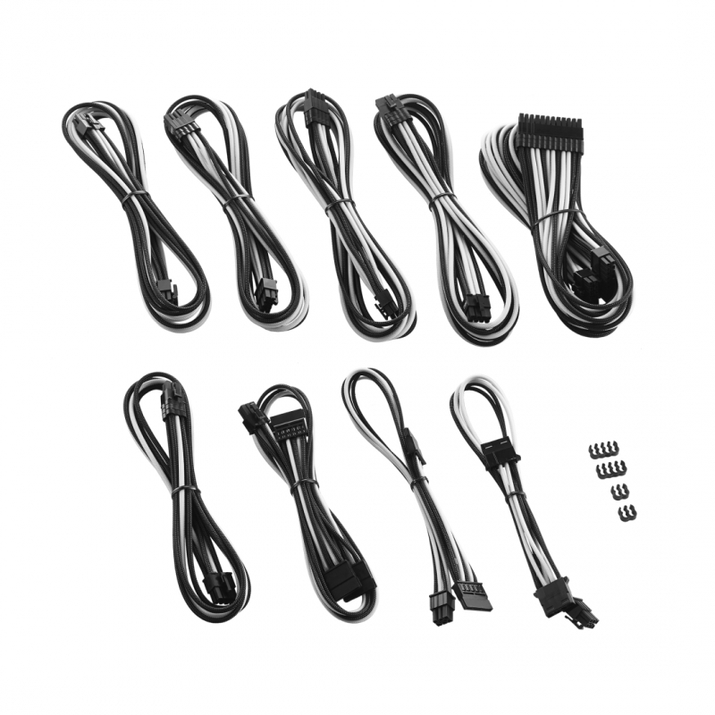 CableMod PRO ModMesh RT-Series Asus/Seasonic Negro/Blanco - Kit Cables