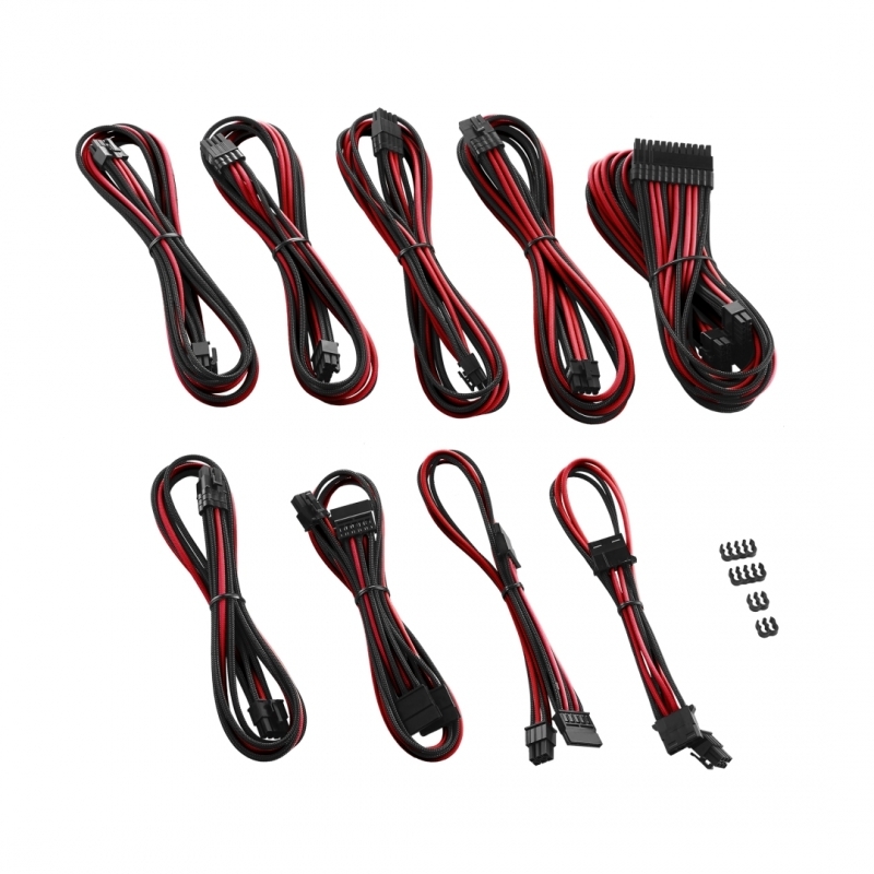 Kit Cables CableMod PRO ModMesh RT-Series Asus/Seasonic Negro/Rojo