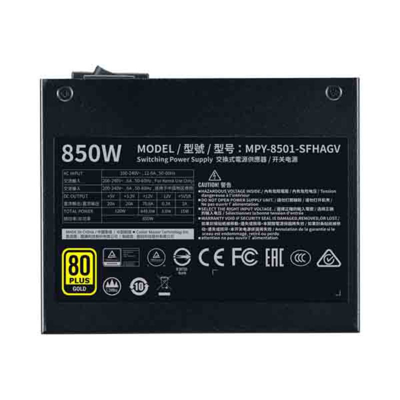 Cooler Master V850 SFX Gold 80 Plus Gold 850W Modular - Fuente/PSU