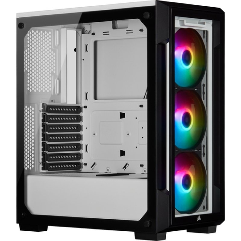 Corsair iCUE 220T RGB Cristal Templado / Blanco - Caja/Torre
