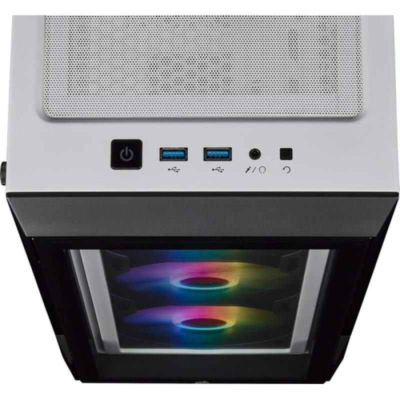 Corsair iCUE 220T RGB Cristal Templado / Blanco - Caja/Torre