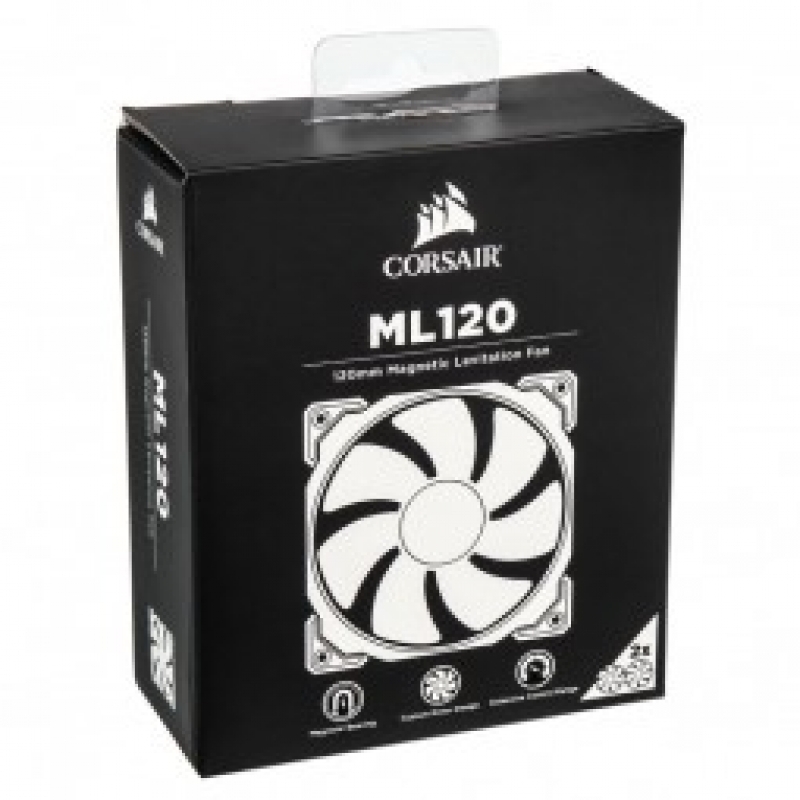 Corsair ML120 Premium Magnetic Levitation (Dual Pack) - Ventilador 12 cm