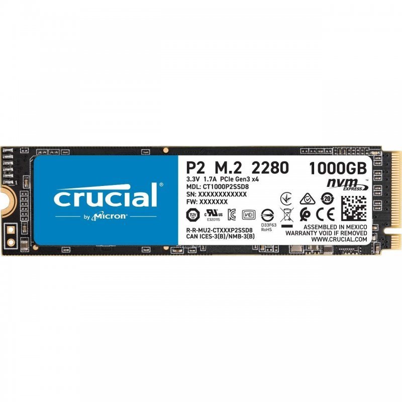 P2 SSD M.2 PCIe Gen3 NVMe - Disco Duro M.2