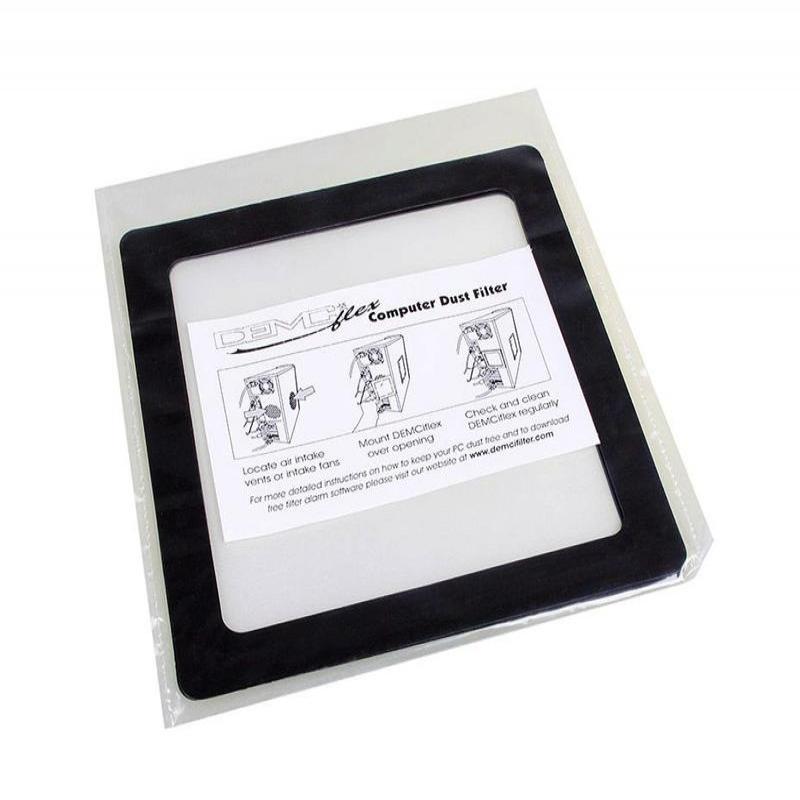 DEMCiflex Anti Polvo 14 cm Negro/Negro - Filtro Magnético