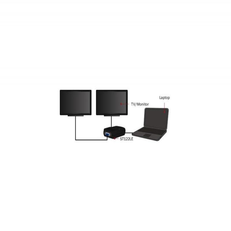 Startech VGA 2 Puertos Alimentado USB - Divisor de Vídeo