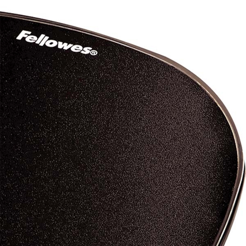 Alfombrilla Fellowes Gel Crystal Negro