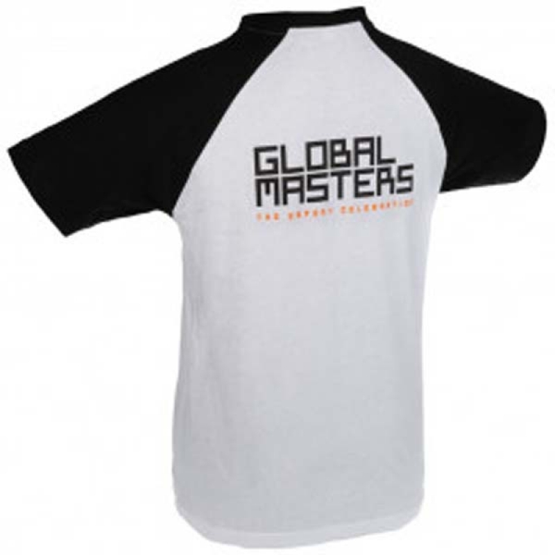 Global Masters GM Logo Talla S Blanco - Camiseta