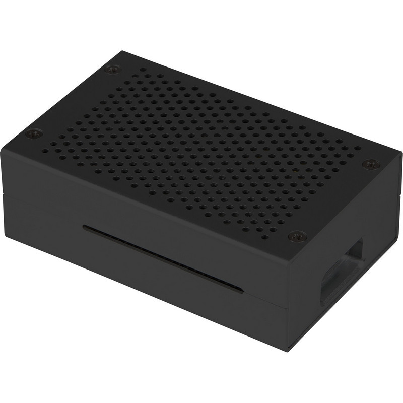 Joy-It Raspberry Pi 4B 01B Aluminio Negro - Carcasa