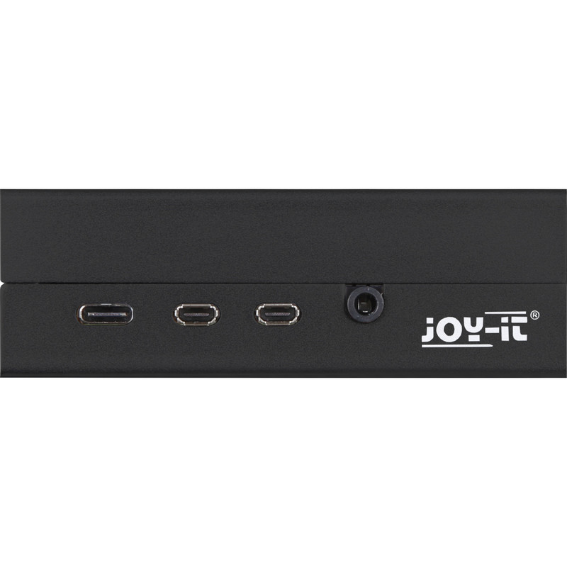 Joy-It Raspberry Pi 4B 01B Aluminio Negro - Carcasa