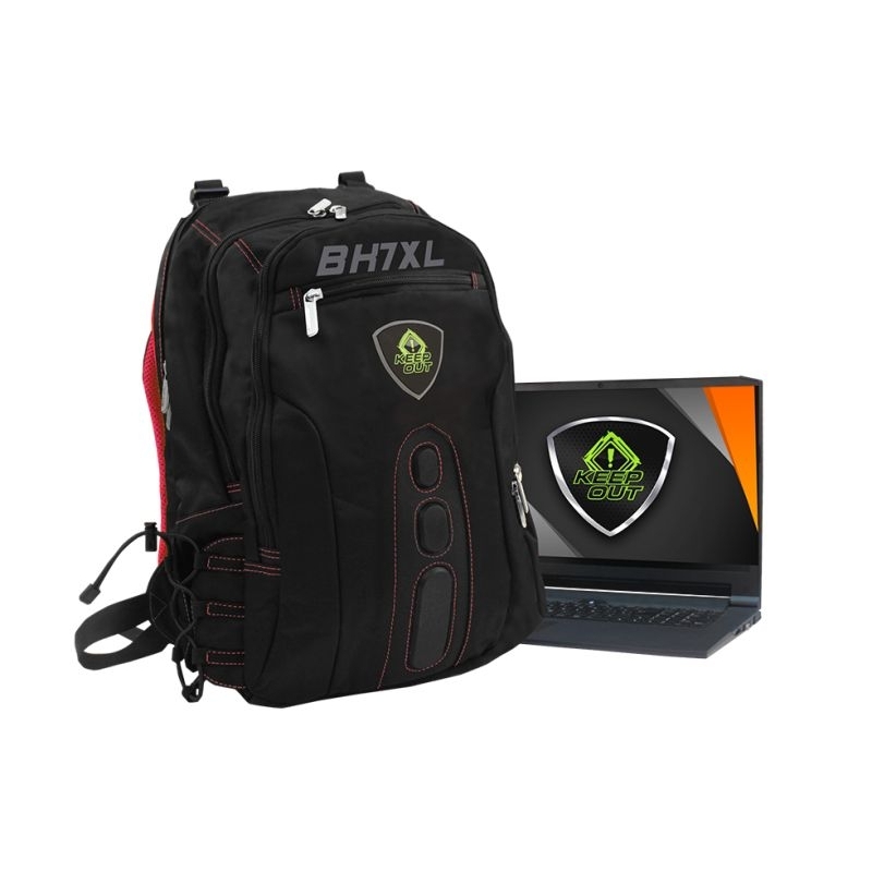 Keep Out BK7RXL 17'' Gaming Negro/Rojo - Mochila