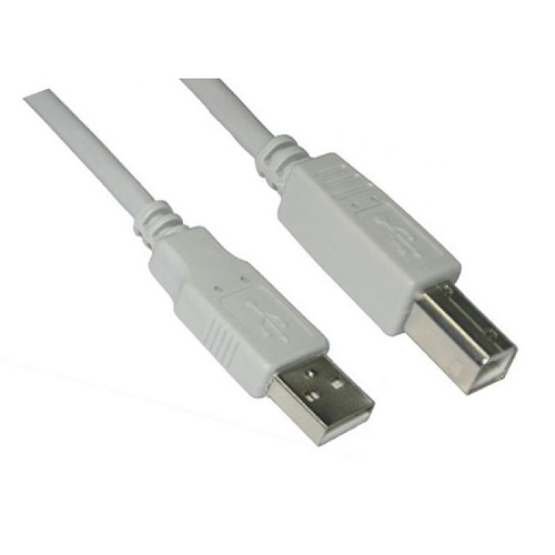 Nano Cable USB 2.0 Impresora A/M-B/M 1m Beige - Cable USB