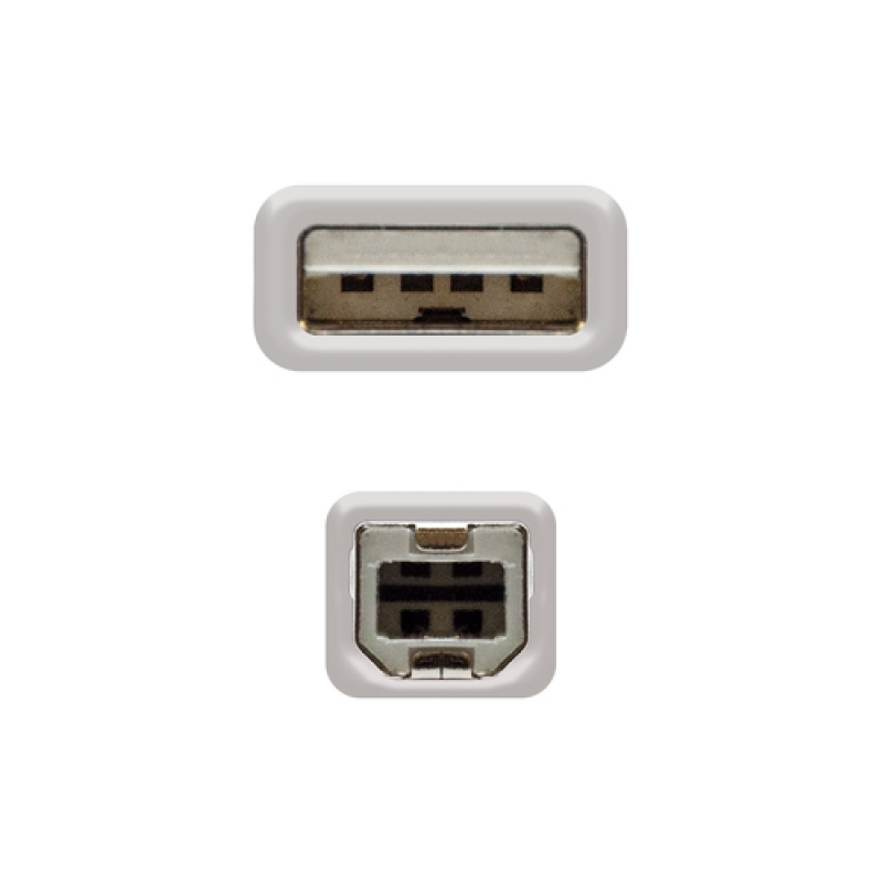 Nanocable USB 2.0 Tipo A-B 3m - Cable USB