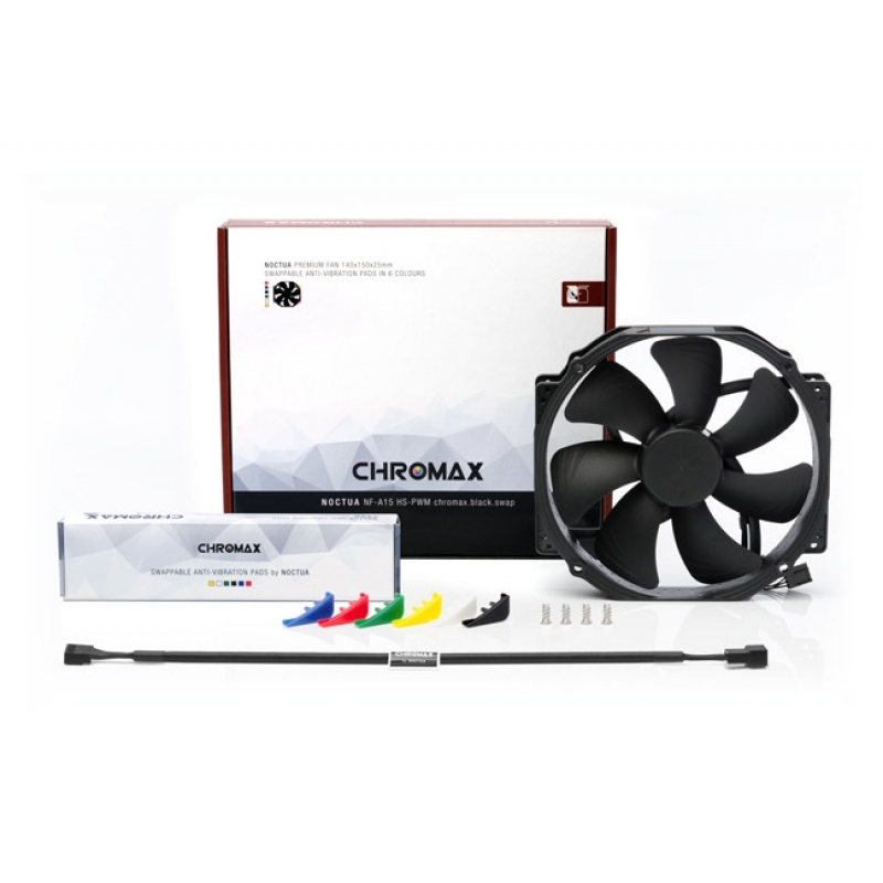 Ventilador Noctua NF-A15 HS-PWM Chromax.black.swap