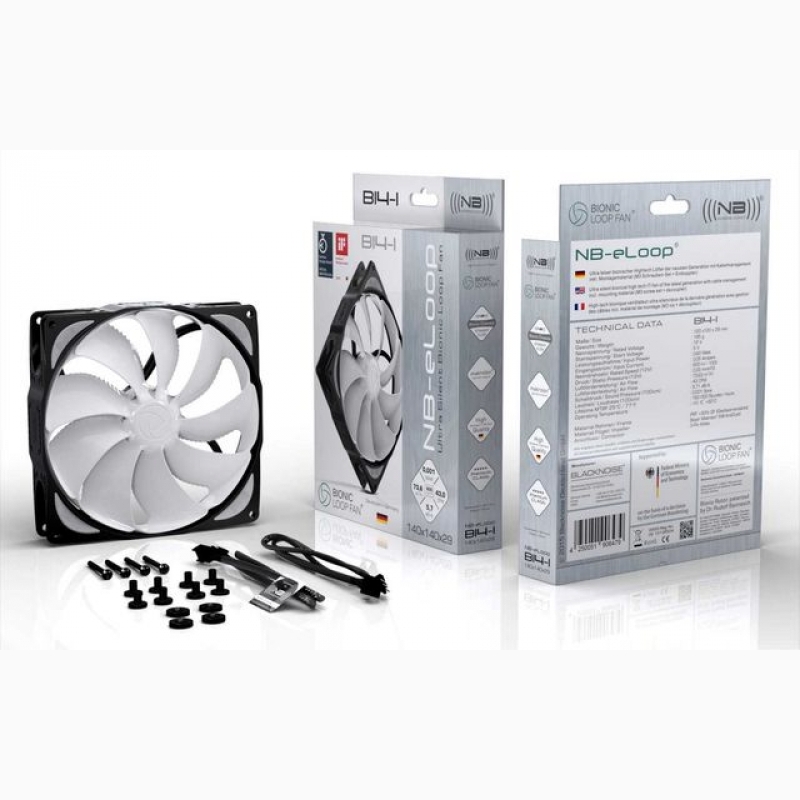 Noiseblocker eLoop Fan B14-PS PWM - Ventilador 14 cm