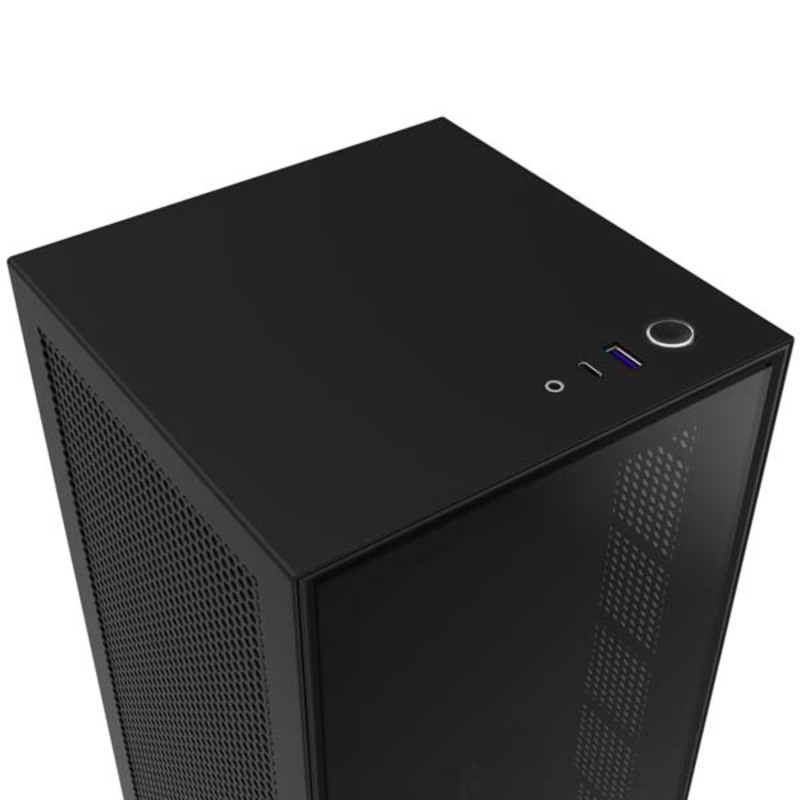 NZXT H1 Negro + PSU SFX-L 80 Plus Gold 650W Modular - Caja/Torre