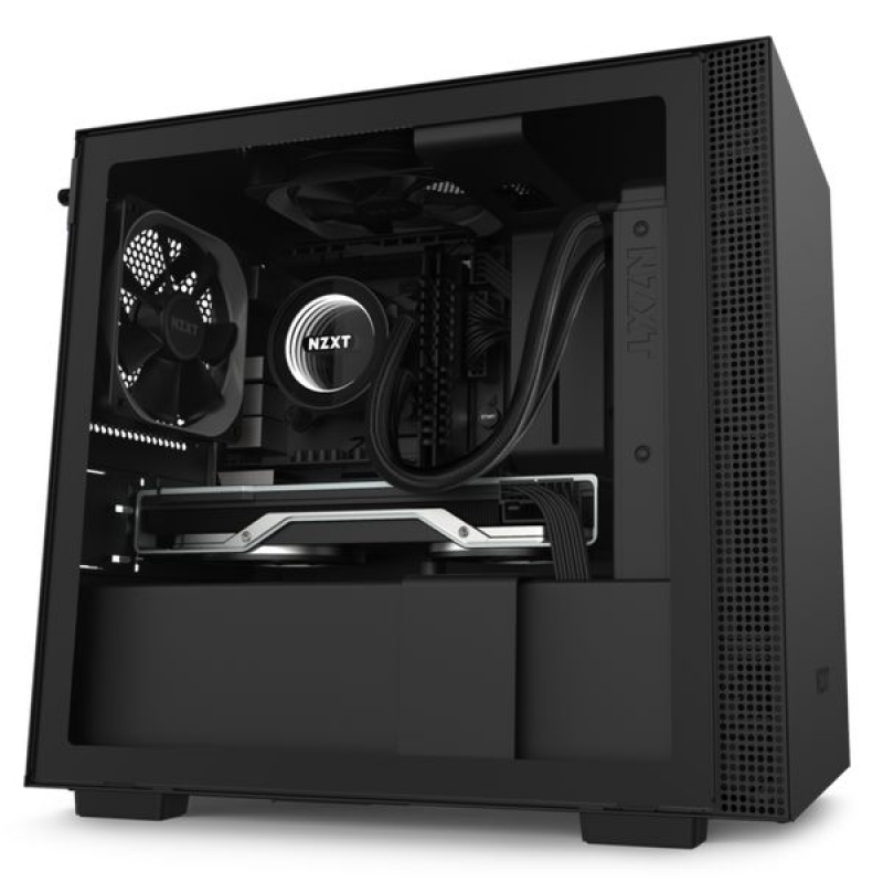 NZXT H210 Cristal Templado / Negro/Negro - Caja/Torre