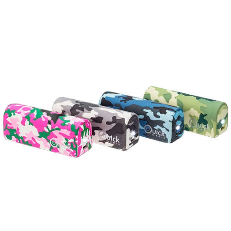 Quick Media 2600Mah Army Verde - Powebank