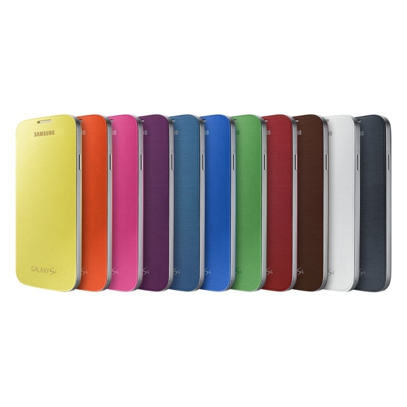 Funda Samsung Galaxy S4 Con Tapa Marrón
