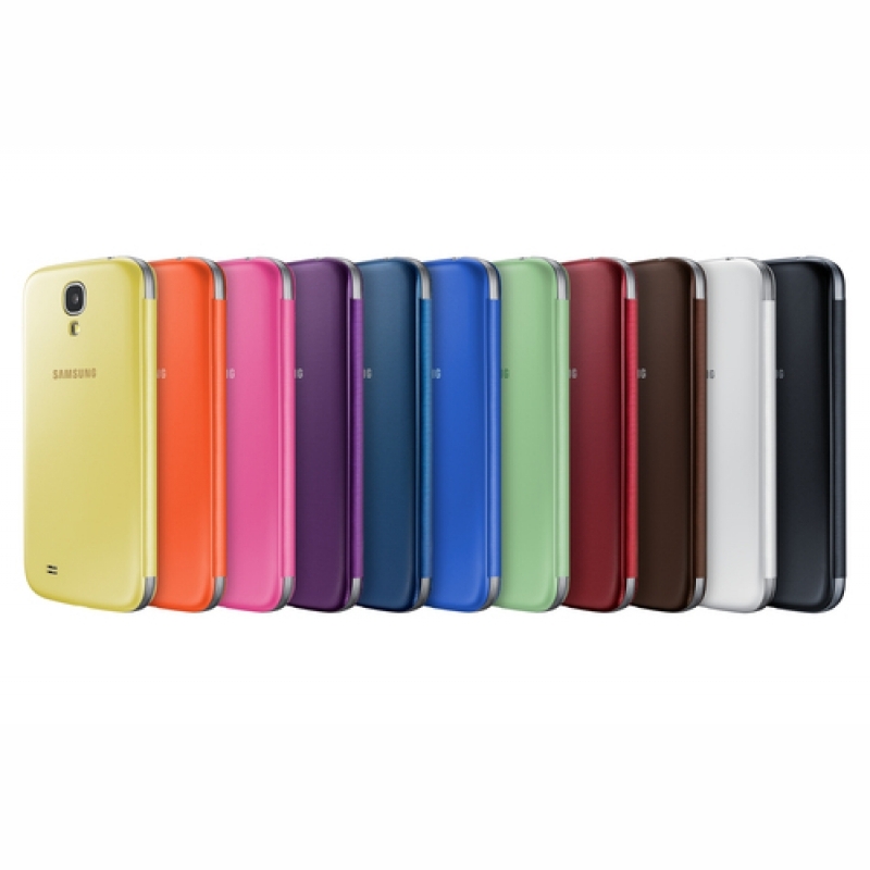 Samsung Galaxy S4 Con Tapa Naranja - Funda Móvil