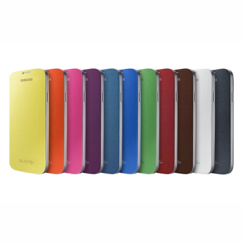 Samsung Galaxy S4 Con Tapa Naranja - Funda Móvil