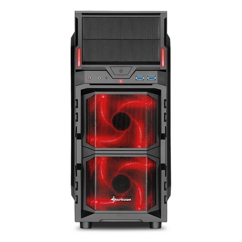 Sharkoon VG5-W Roja - Caja/Torre