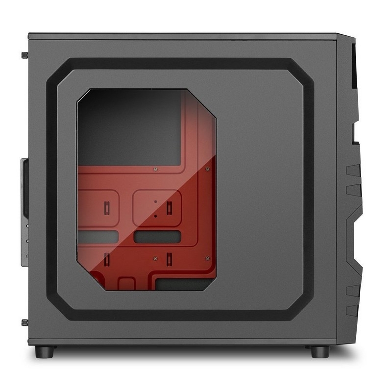 Sharkoon VG5-W Roja - Caja/Torre