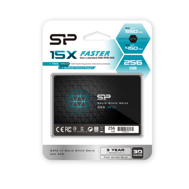 Disco Duro SSD Silicon Power Ace A55 256GB 2.5 pulgadas SATA3