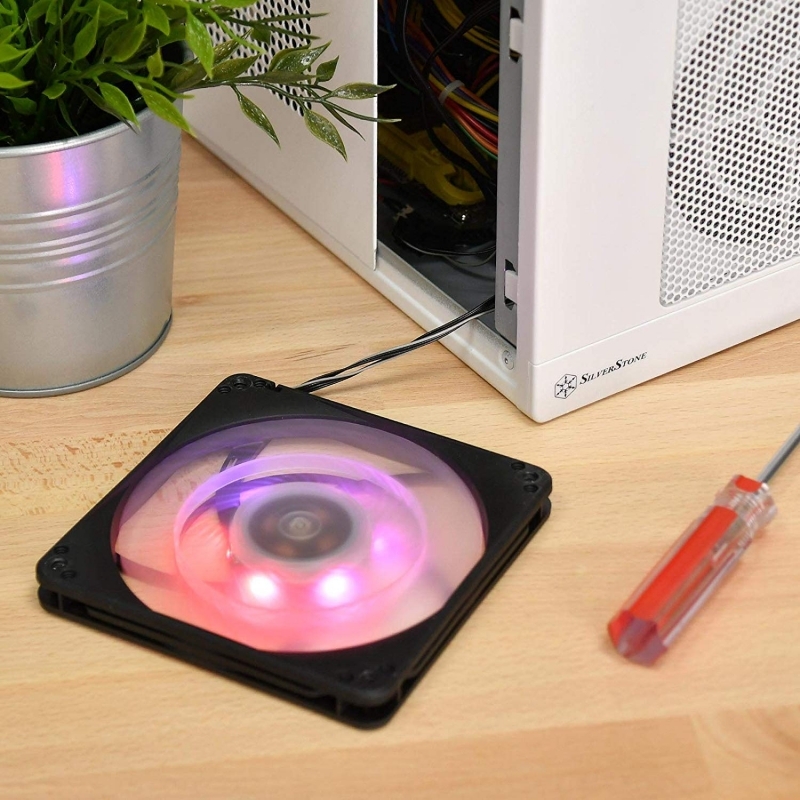 Ventilador SilverStone FW124-ARGB FW Series PWM 120mm