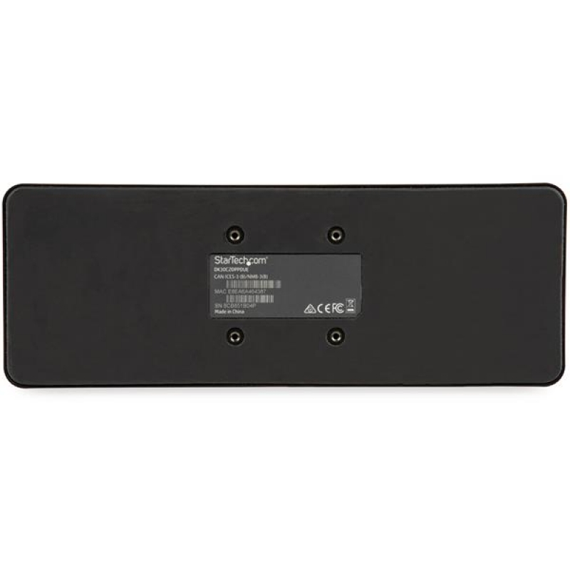 StarTech 4K Doble Para Portátil USB-C / USB 3.0 - Dock Station