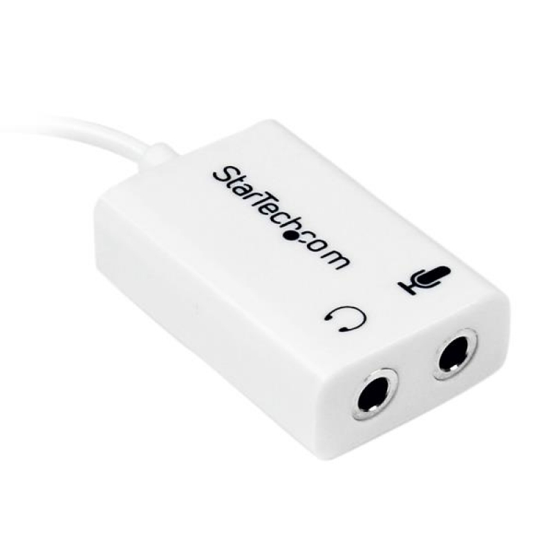 Startech Adaptador Auriculares Micrófono Mini-Jack 3.5mm 4 Pines Conectores Auriculares - Adaptador