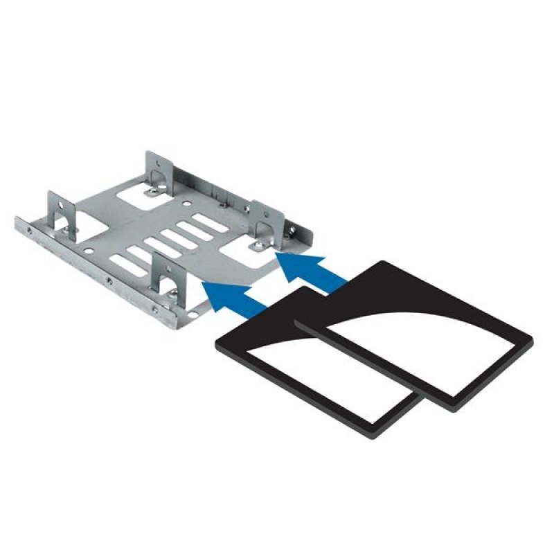 Startech Adaptador Bandeja Montaje 2 Uds. SSD De 2.5 pulgadas a 3.5 pulgadas - Adaptador Bandeja