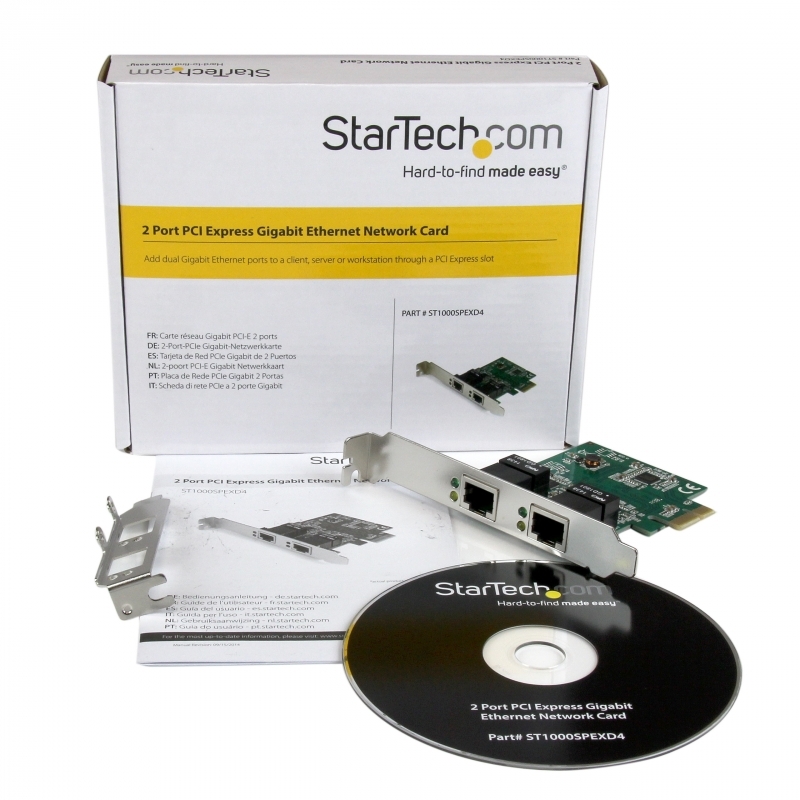 Startech Adaptador PCI-E 2 Puertos Gigabit - Tarjeta de Red