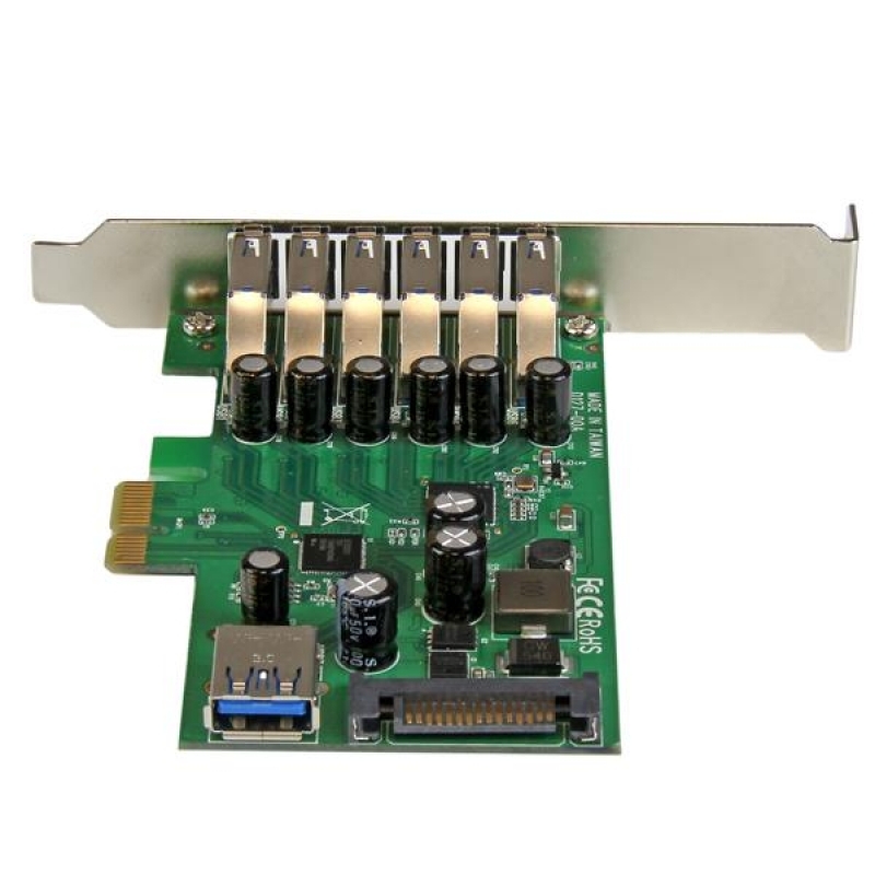 Tarjeta PCI Startech Adaptador PCI Express 7 Puertos USB 3.0