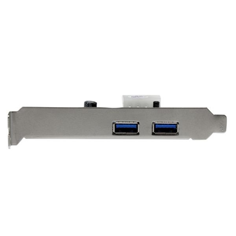 Tarjeta PCI Startech Adaptador PCI Express 2 Puertos USB 3.0 Molex SATA