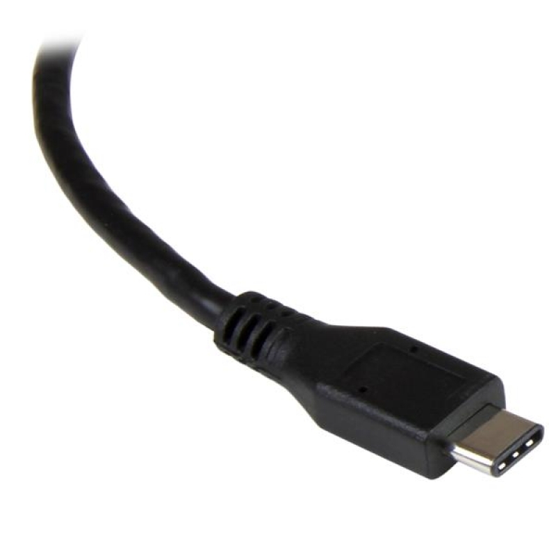 Adaptador de Red Startech Adaptador USB 3.1 Type-C a Ethernet + Puerto USB Negro