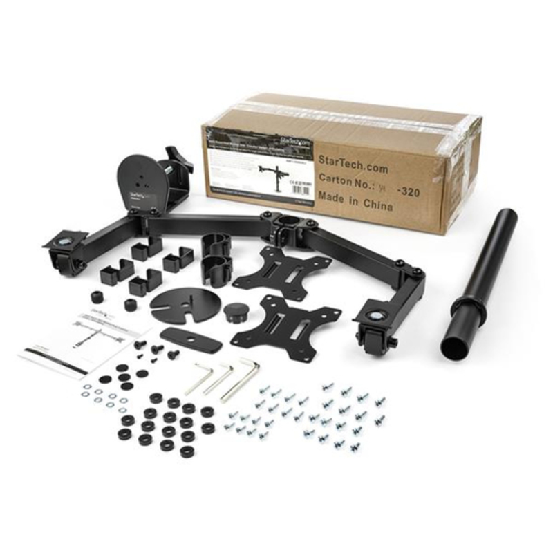 StarTech Brazo Soporte Para Dos Monitores Articulado Para Pantallas VESA 32 pulgadas - Soporte Monitor
