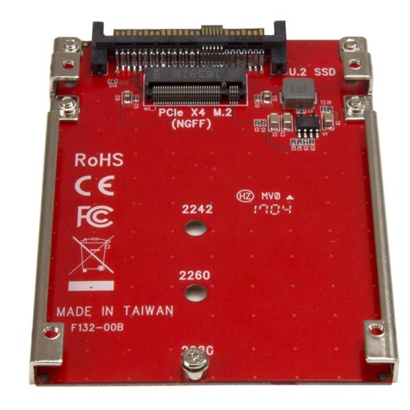 Startech Conversor PCI Express M.2 a U.2 SFF8639 Para SSD NVMe M.2 - Tarjeta Adaptador