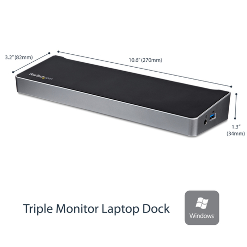 StarTech Dock USB 3.0 Tres Monitores / HDMI / DisplayPort - Docking Station