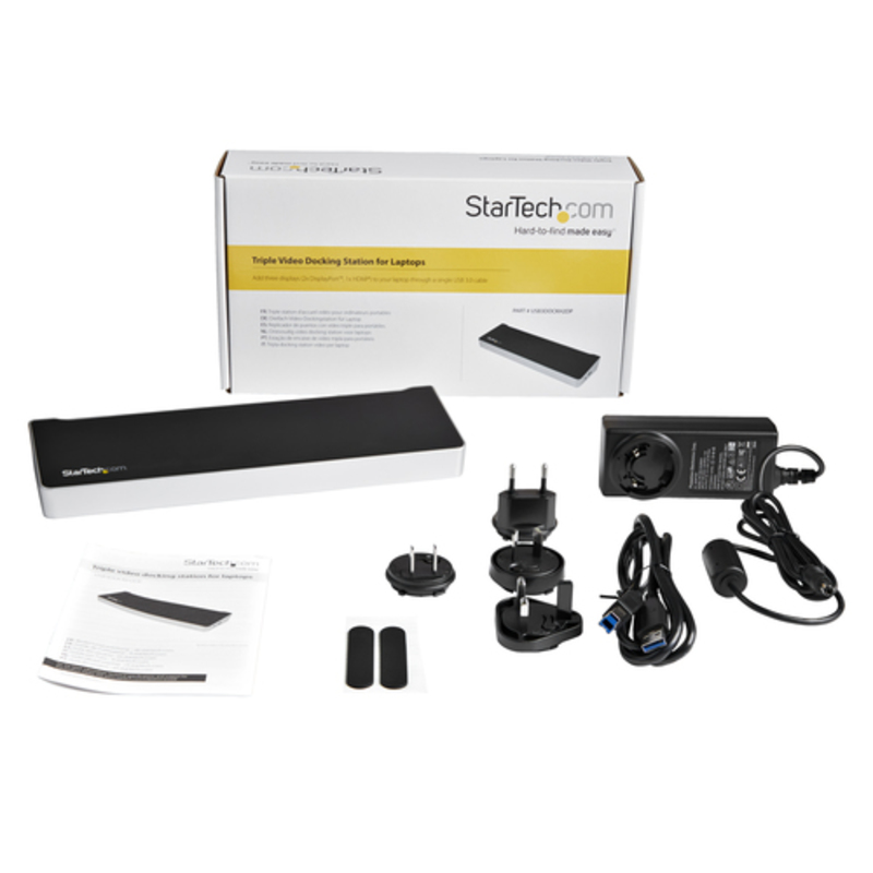 StarTech Dock USB 3.0 Tres Monitores / HDMI / DisplayPort - Docking Station