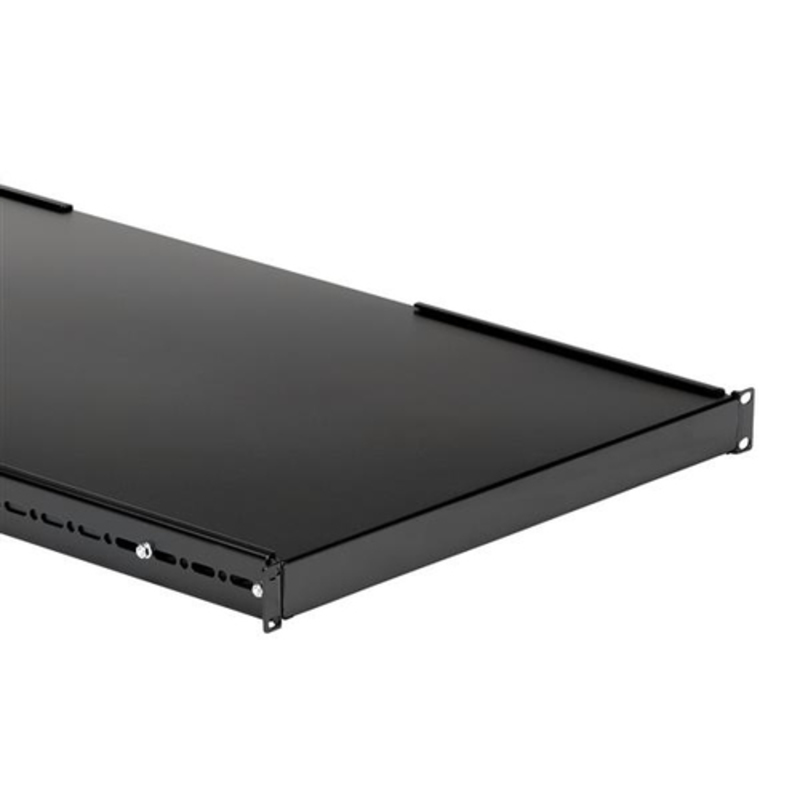 StarTech Estante Bandeja Fijo Para Gabinete Rack de Servidores 1U Profundidad Ajustable - Estante