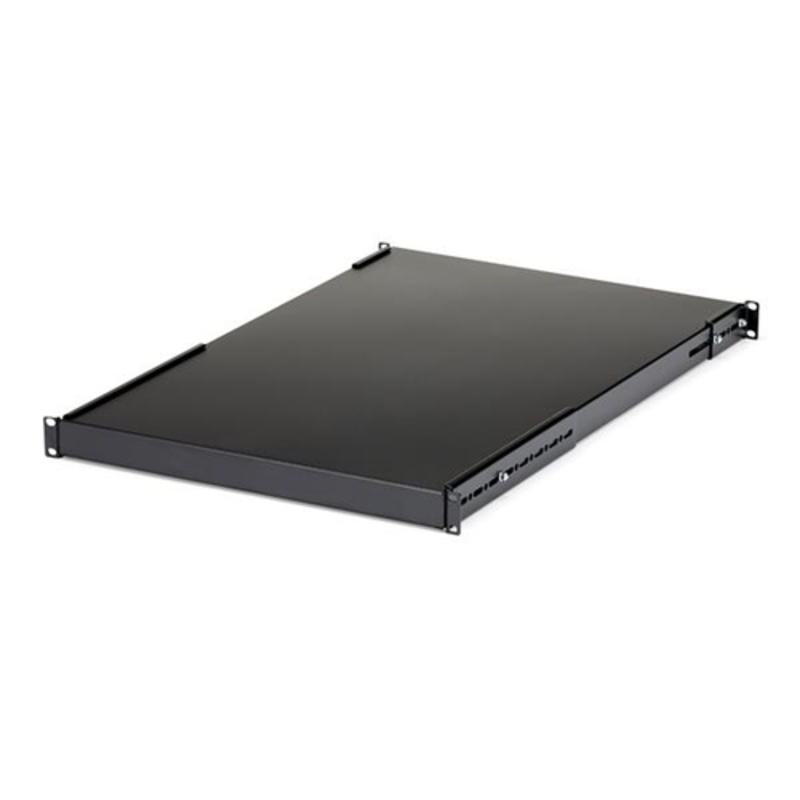 StarTech Estante Bandeja Fijo Para Gabinete Rack de Servidores 1U Profundidad Ajustable - Estante