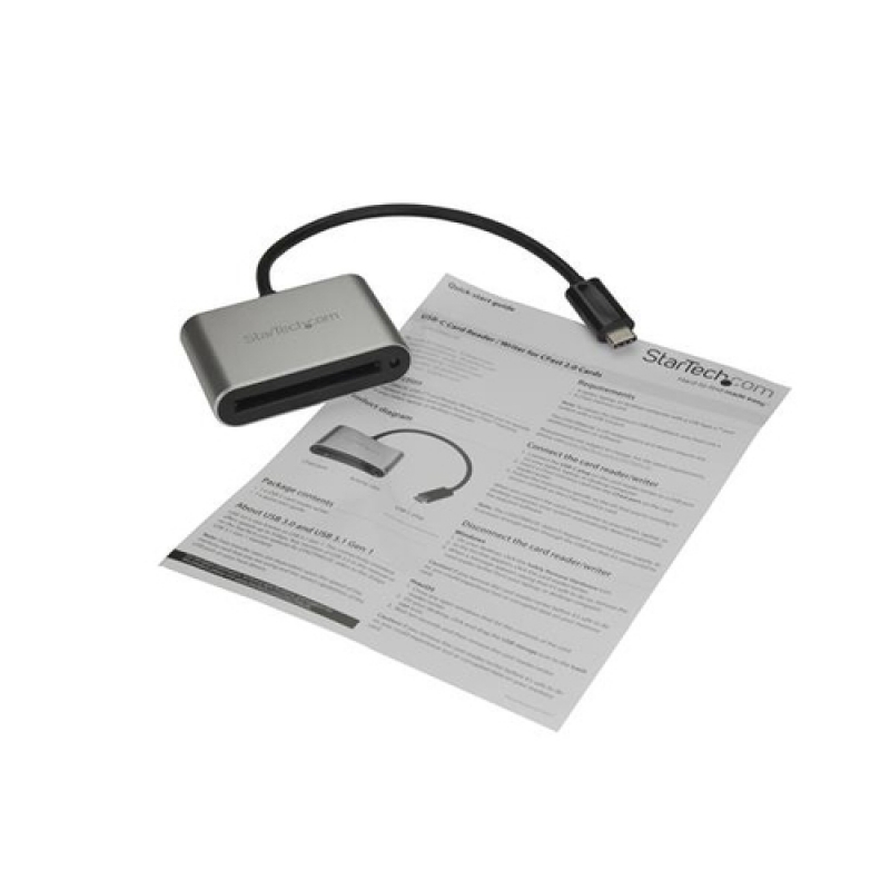 Lector de Tarjetas Startech Grabador USB 3.0 USB-C Tipo C de Tarjetas Memoria Flash