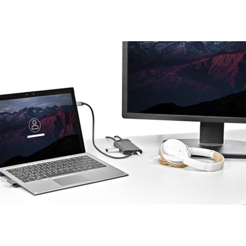 StarTech Multipuertos USB-C Con HDMI 4K o VGA - Adaptador