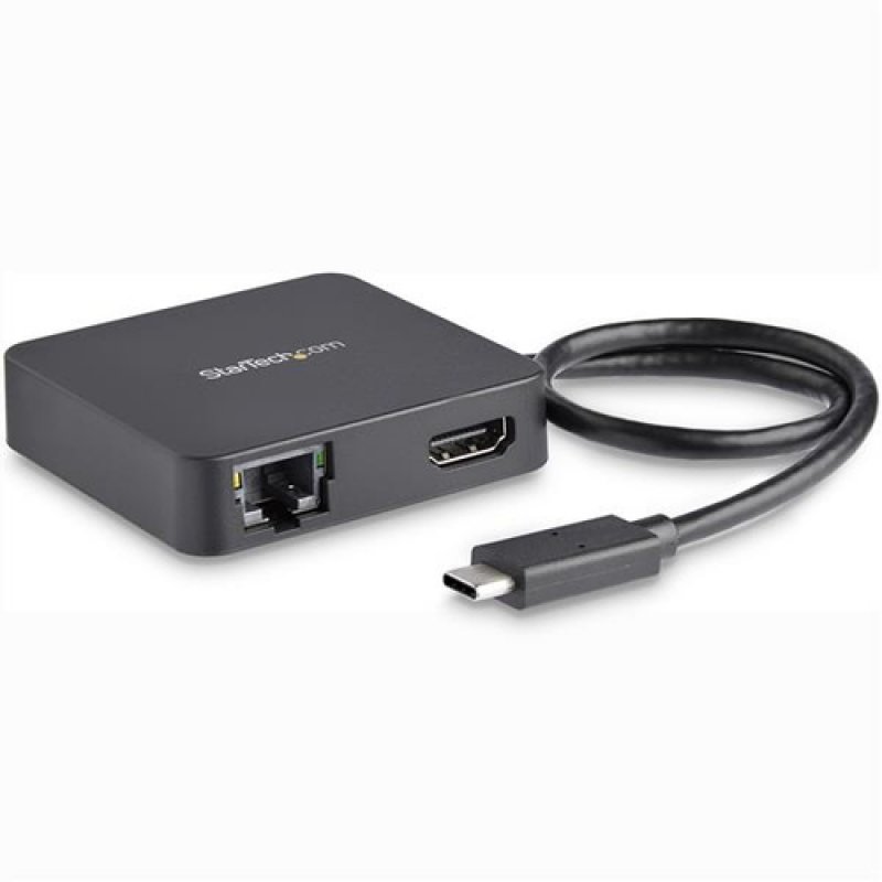 Startech Multipuertos USB-C con Red HDMI 4K y USB-A - Adaptador