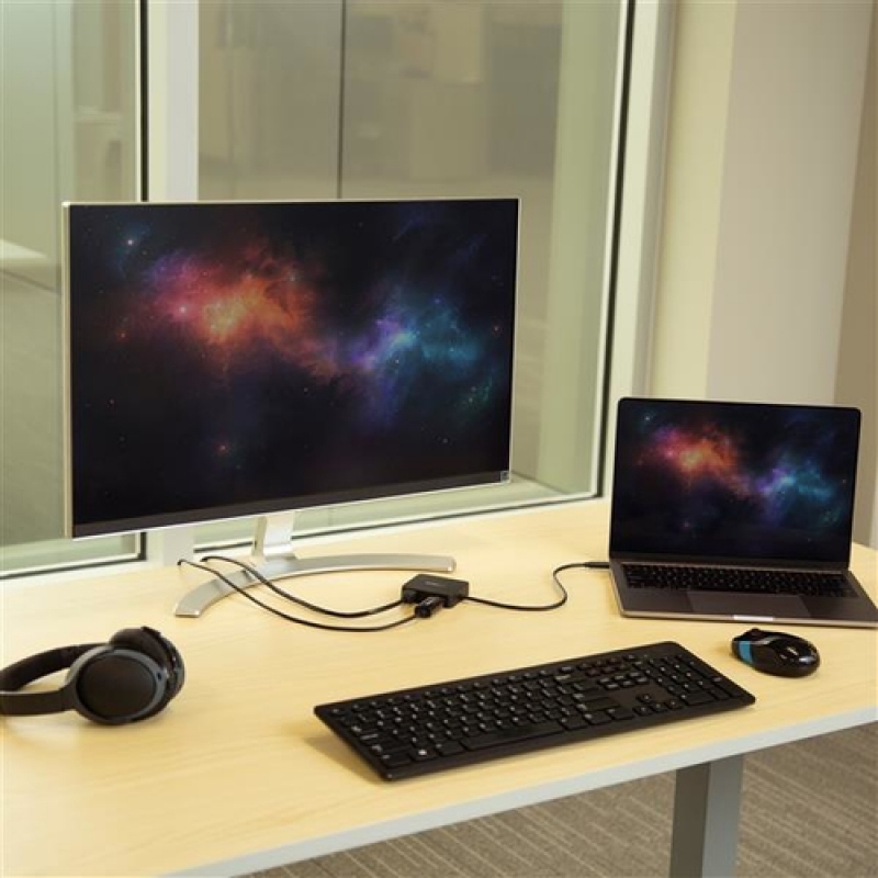 Startech Multipuertos USB-C con Red HDMI 4K y USB-A - Adaptador